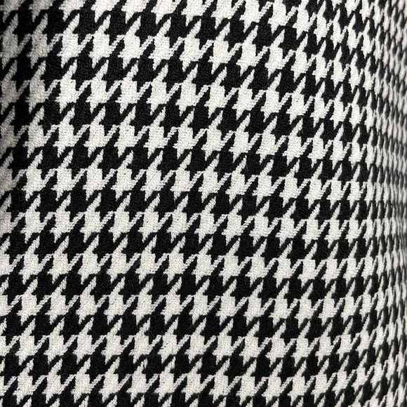 Gianni Bini Jacket Women's 10 Black White Houndstooth Collared Blazer Career - Picture 9 of 17